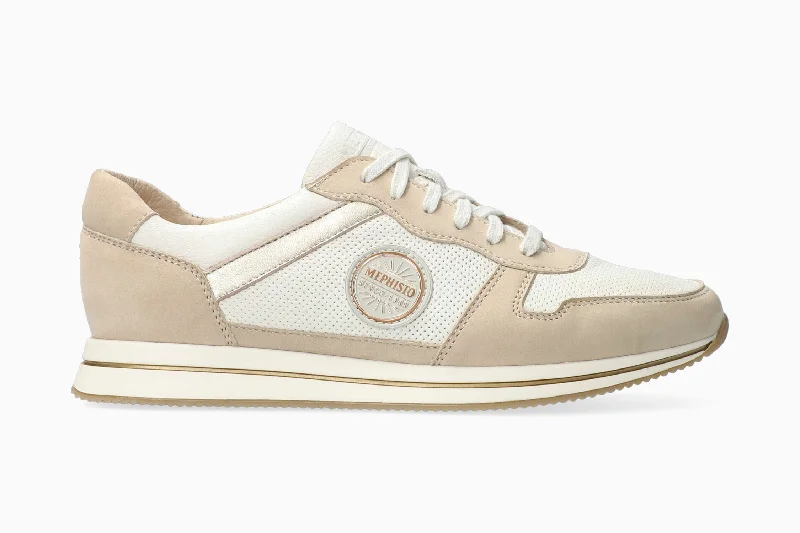 Women's Sneakers with Heel - Stabilizing Technology for Better Balance During RunningLora - Nude Women's Sneakers with Heel - Stabilizing Technology for Better Balance During RunningLora - Nude