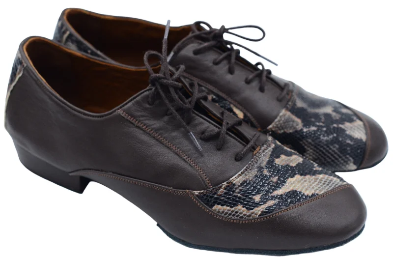 Cushioned Insole Contemporary Dance Shoes in Navy for Comfortable PerformancesMontana Brown Cushioned Insole Contemporary Dance Shoes in Navy for Comfortable PerformancesMontana Brown