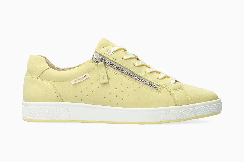 Women's Sneakers with Hidden Wedges for a Subtle Height Boost and Added StyleNikita - Lemon Women's Sneakers with Hidden Wedges for a Subtle Height Boost and Added StyleNikita - Lemon