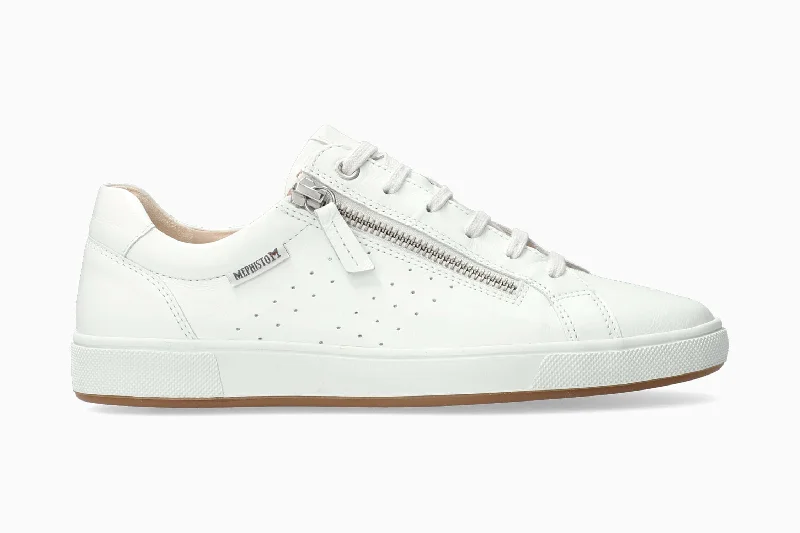 Women's Sneakers with Heel - Stabilizing Technology for Better Balance During RunningNikita - White Women's Sneakers with Heel - Stabilizing Technology for Better Balance During RunningNikita - White