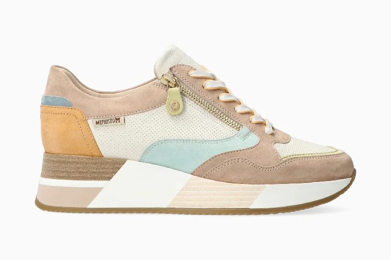 Wide - Width Women's Sneakers for Comfortable Fit for Those with Wider FeetOlimpia - Sand Wide - Width Women's Sneakers for Comfortable Fit for Those with Wider FeetOlimpia - Sand