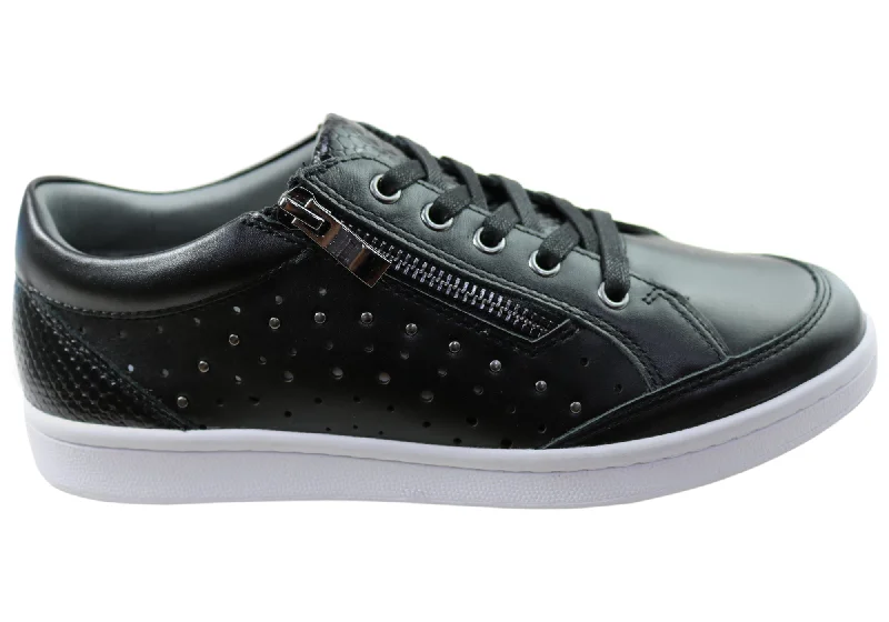 Breathable Mesh Women's Running Sneakers with Reflective Trim for Nighttime JoggingScholl Orthaheel Razer Womens Supportive Leather Lace Up Casual Shoes Breathable Mesh Women's Running Sneakers with Reflective Trim for Nighttime JoggingScholl Orthaheel Razer Womens Supportive Leather Lace Up Casual Shoes