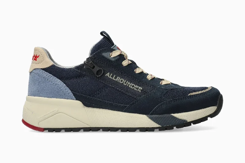 Breathable Mesh Women's Running Sneakers with Reflective Trim for Nighttime JoggingVenice - Navy Breathable Mesh Women's Running Sneakers with Reflective Trim for Nighttime JoggingVenice - Navy