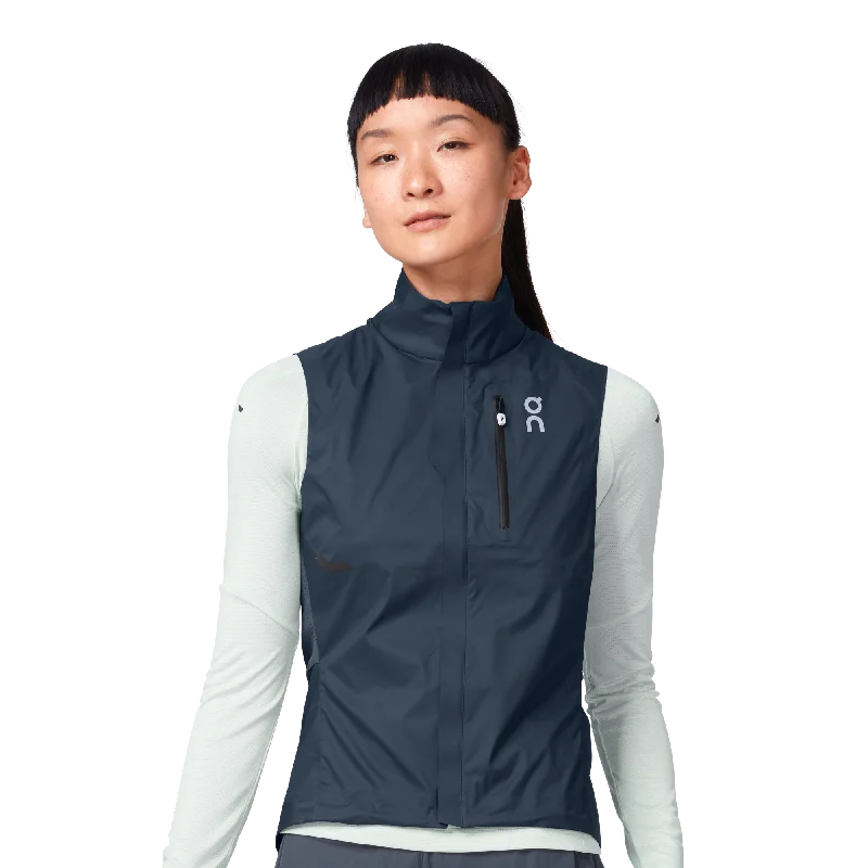 Wide - Width Women's Cushioned Sole Running Shoes in Navy for Comfortable StridesWeather Vest Wide - Width Women's Cushioned Sole Running Shoes in Navy for Comfortable StridesWeather Vest