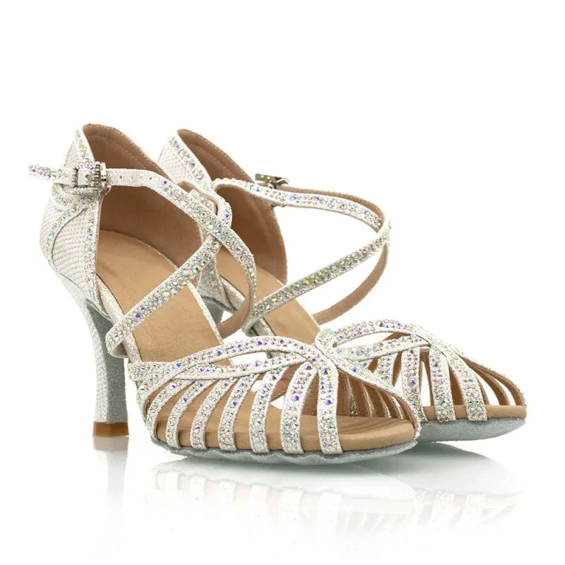 Water - Resistant Canvas Contemporary Dance Shoes in Multicolor for Outdoor UseWomen's Sparking Gliiter Customized Heel Latin Dance Shoes Ballroom Dance Shoes Water - Resistant Canvas Contemporary Dance Shoes in Multicolor for Outdoor UseWomen's Sparking Gliiter Customized Heel Latin Dance Shoes Ballroom Dance Shoes