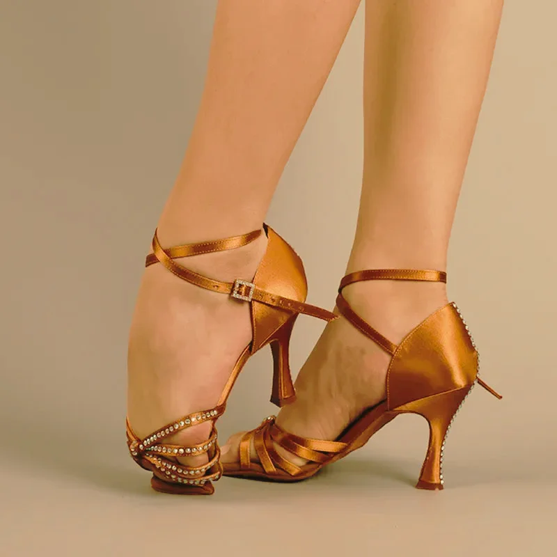 Non - Slip Soles Salsa Dance Shoes in Lime Green for Secure MovementsWomen's Customized Heel Ankle Strap Latin Shoes Ballroom Dance Shoes Non - Slip Soles Salsa Dance Shoes in Lime Green for Secure MovementsWomen's Customized Heel Ankle Strap Latin Shoes Ballroom Dance Shoes