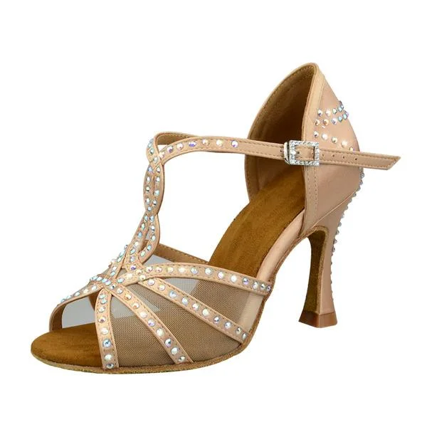 Women's Breathable Mesh Tap Dance Shoes in White for All - Day WearWomen's Leatherette Customized Heel Ballroom Dance Shoes Latin Salsa Dance Shoes Women's Breathable Mesh Tap Dance Shoes in White for All - Day WearWomen's Leatherette Customized Heel Ballroom Dance Shoes Latin Salsa Dance Shoes