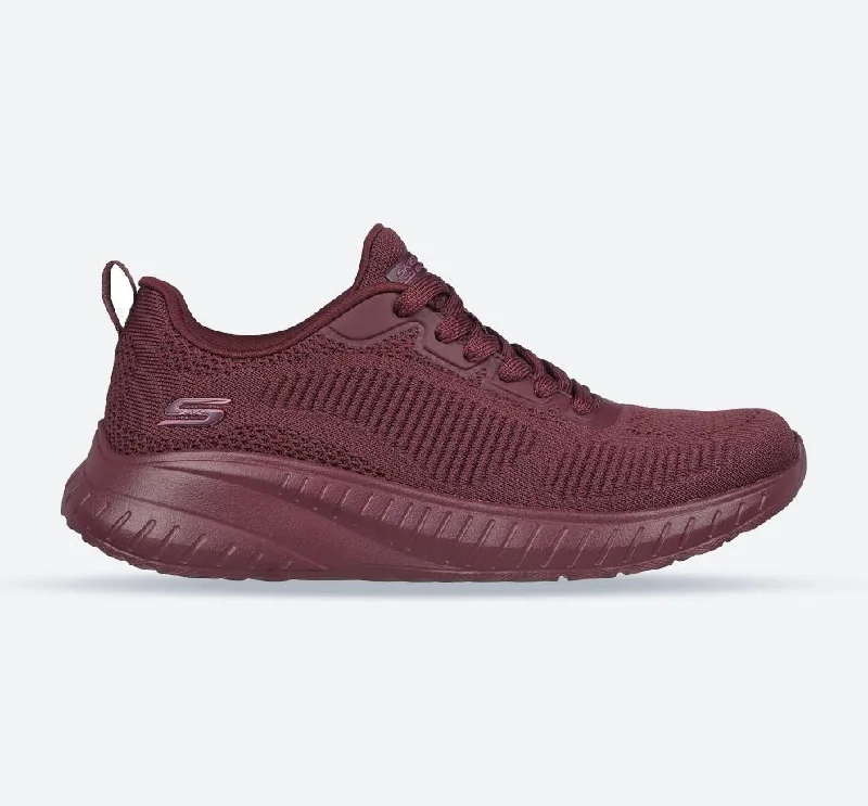 Low - Top Women's Tennis Sneakers in Bright Neon for a Pop of Color on the CourtWomen's Wide Fit Skechers 117209 Bob Squad Chaos Face Off Sneakers -Plum Low - Top Women's Tennis Sneakers in Bright Neon for a Pop of Color on the CourtWomen's Wide Fit Skechers 117209 Bob Squad Chaos Face Off Sneakers -Plum