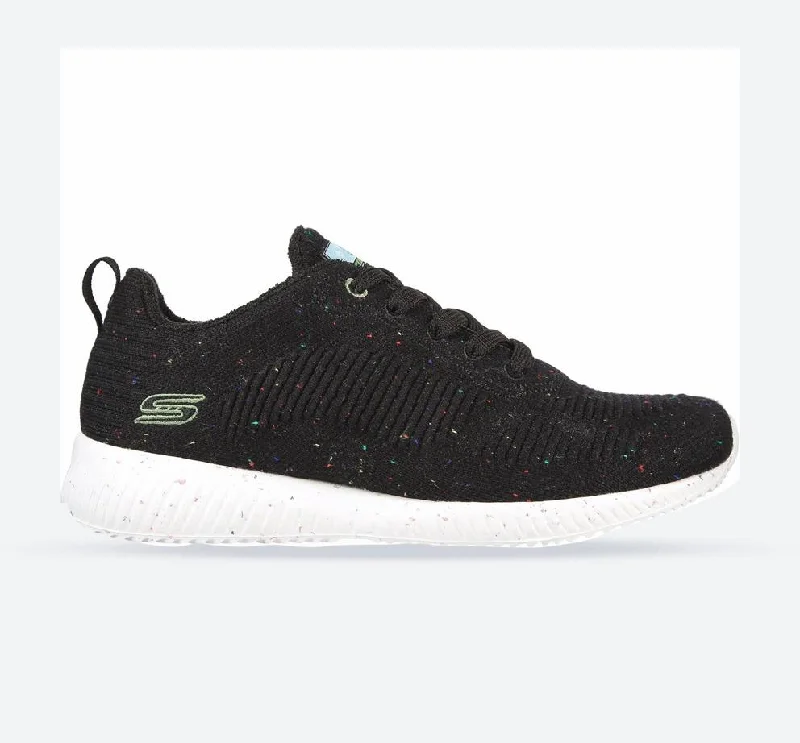 Retro - Style Women's Sneakers in Pastel Colors for a Nostalgic and Fashionable VibeWomen's Wide Fit Skechers 117282 Bobs Squad Reclaim Life Sneakers - Black Retro - Style Women's Sneakers in Pastel Colors for a Nostalgic and Fashionable VibeWomen's Wide Fit Skechers 117282 Bobs Squad Reclaim Life Sneakers - Black