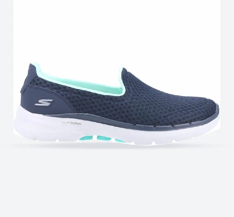 Low - Top Women's Tennis Sneakers in Bright Neon for a Pop of Color on the CourtWomen's Wide Fit Skechers 124508 Go Walk 6 Big Splash Sneakers - Navy/Turquoise Low - Top Women's Tennis Sneakers in Bright Neon for a Pop of Color on the CourtWomen's Wide Fit Skechers 124508 Go Walk 6 Big Splash Sneakers - Navy/Turquoise