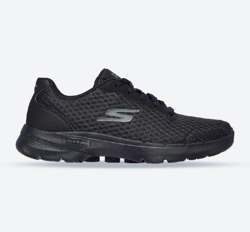 Women's Sneakers with Memory Foam Insoles for Exceptional Cushioning and ComfortWomen's Wide Fit Skechers 124514 Go Walk 6 Iconic Vision Sneakers - Black Women's Sneakers with Memory Foam Insoles for Exceptional Cushioning and ComfortWomen's Wide Fit Skechers 124514 Go Walk 6 Iconic Vision Sneakers - Black