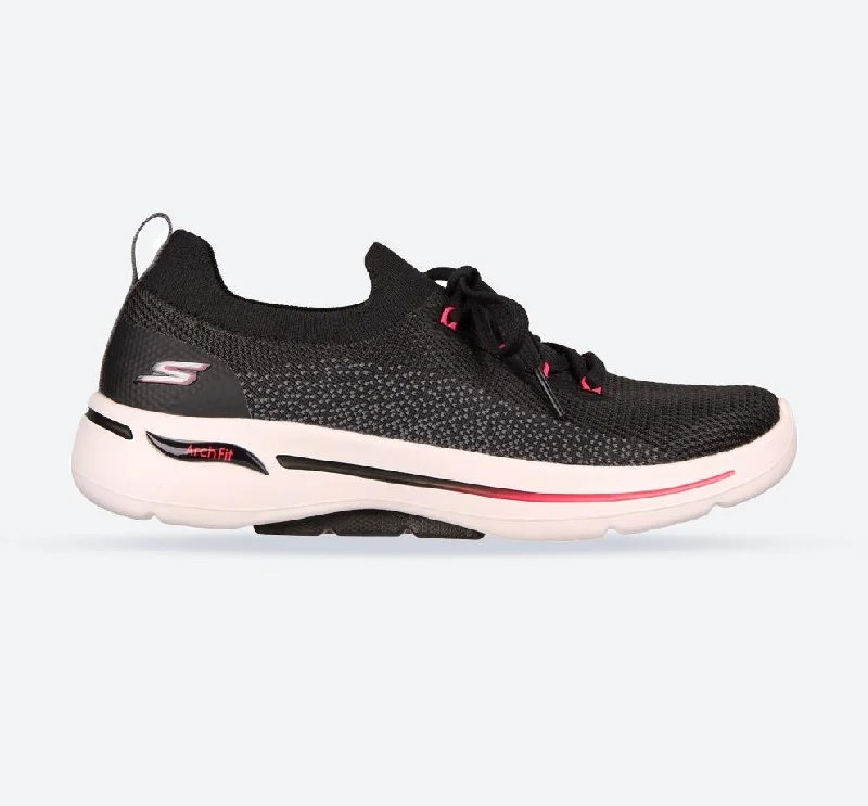 Patterned Print Women's Sneakers in Floral Designs for a Feminine and Fashion - Forward LookWomen's Wide Fit Skechers 124863 Go Walk Arch Fit Clancy Sneakers Patterned Print Women's Sneakers in Floral Designs for a Feminine and Fashion - Forward LookWomen's Wide Fit Skechers 124863 Go Walk Arch Fit Clancy Sneakers
