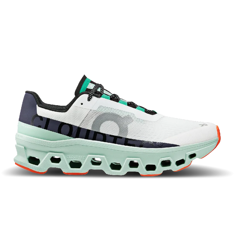 Padded Tongue and Collar Women's Running Shoes in Green for Added ComfortCloudmonster Padded Tongue and Collar Women's Running Shoes in Green for Added ComfortCloudmonster