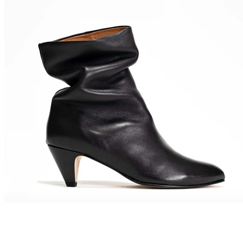 women's heeled boots with elastic sidesAnonymous Copenhagen Vully 50 Stiletto Black Leather Boots women's heeled boots with elastic sidesAnonymous Copenhagen Vully 50 Stiletto Black Leather Boots