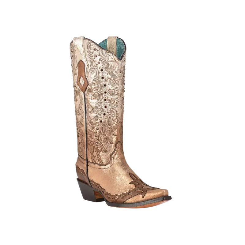 women's cowboy boots with lace-up detailCorral Women's Faded Bone Overlay & Embroidery Snip Toe Boots women's cowboy boots with lace-up detailCorral Women's Faded Bone Overlay & Embroidery Snip Toe Boots