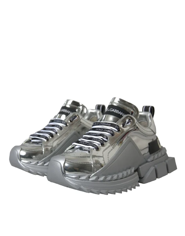 women's booties with snake printDolce & Gabbana Silver Leather Super Queen Sneakers Shoes women's booties with snake printDolce & Gabbana Silver Leather Super Queen Sneakers Shoes