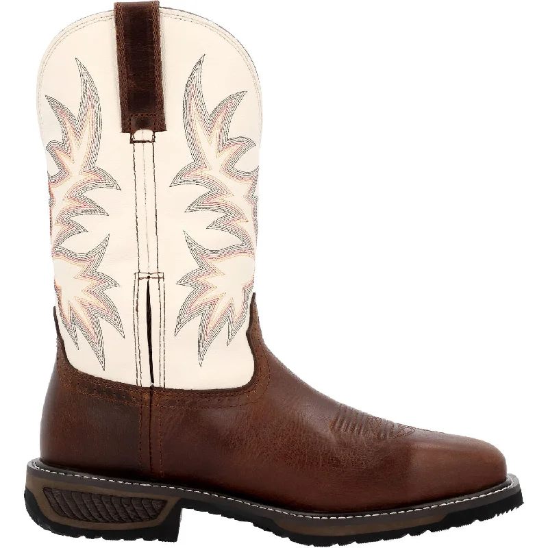 women's zippered moto bootsDurango WorkHorseâ Chocolate Bone Steel Toe Western Work Boot women's zippered moto bootsDurango WorkHorseâ Chocolate Bone Steel Toe Western Work Boot