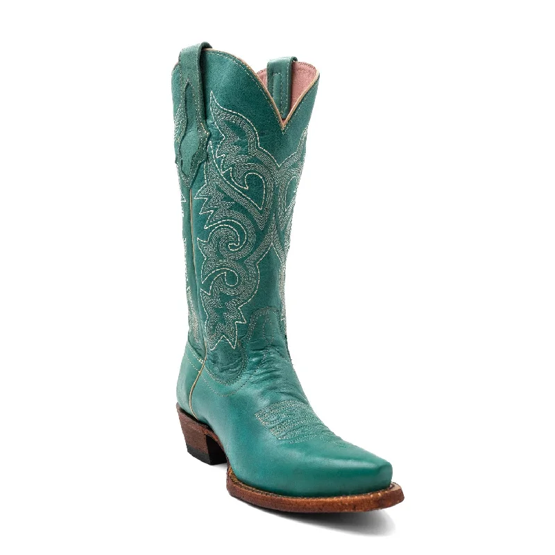 women's cowboy boots for plus sizeFerrini Womens Mae Snip Toe Turquoise Leather 13in Cowboy Boots women's cowboy boots for plus sizeFerrini Womens Mae Snip Toe Turquoise Leather 13in Cowboy Boots