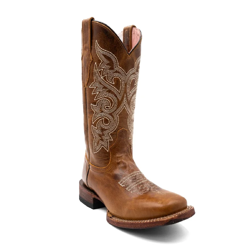 women's cowboy boots in blackFerrini Womens Mae Square Toe Brown Leather 12in Cowboy Boots women's cowboy boots in blackFerrini Womens Mae Square Toe Brown Leather 12in Cowboy Boots