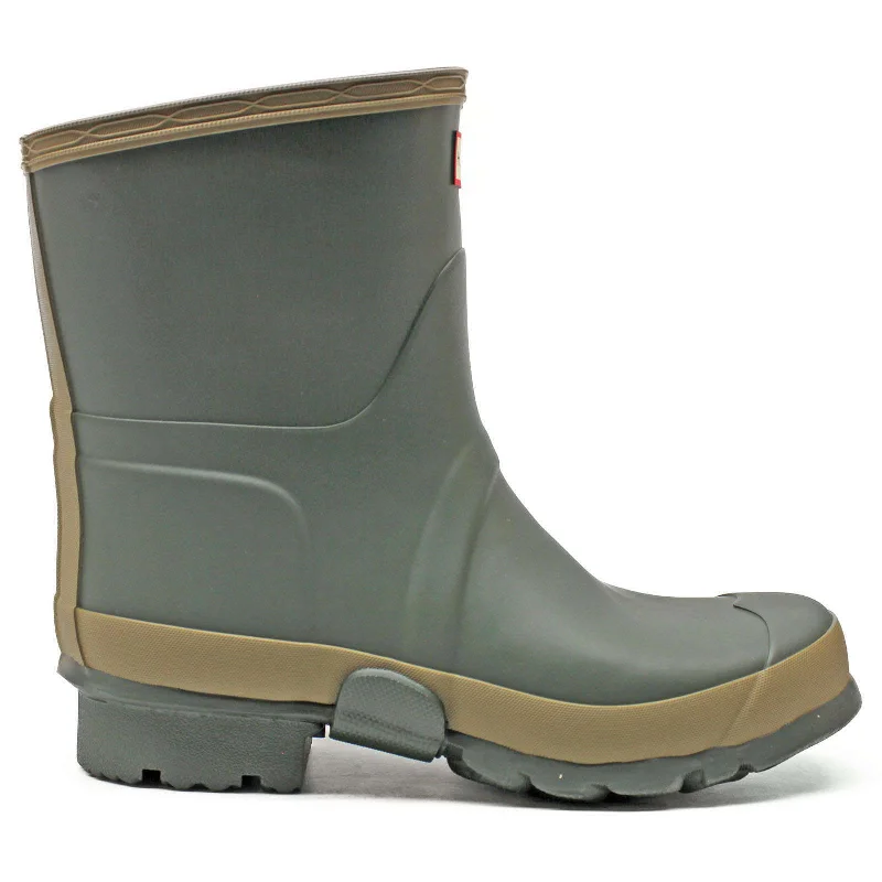 women's ankle boots with snakeskin printField Gardener Rubber Women's Short Wellington Boots