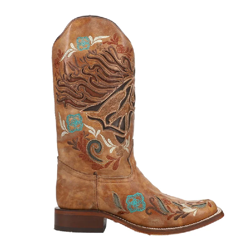 women's cowboy boots for winterFloral Inlay Embroidery Iridescent Square Toe Cowboy Boots. women's cowboy boots for winterFloral Inlay Embroidery Iridescent Square Toe Cowboy Boots.