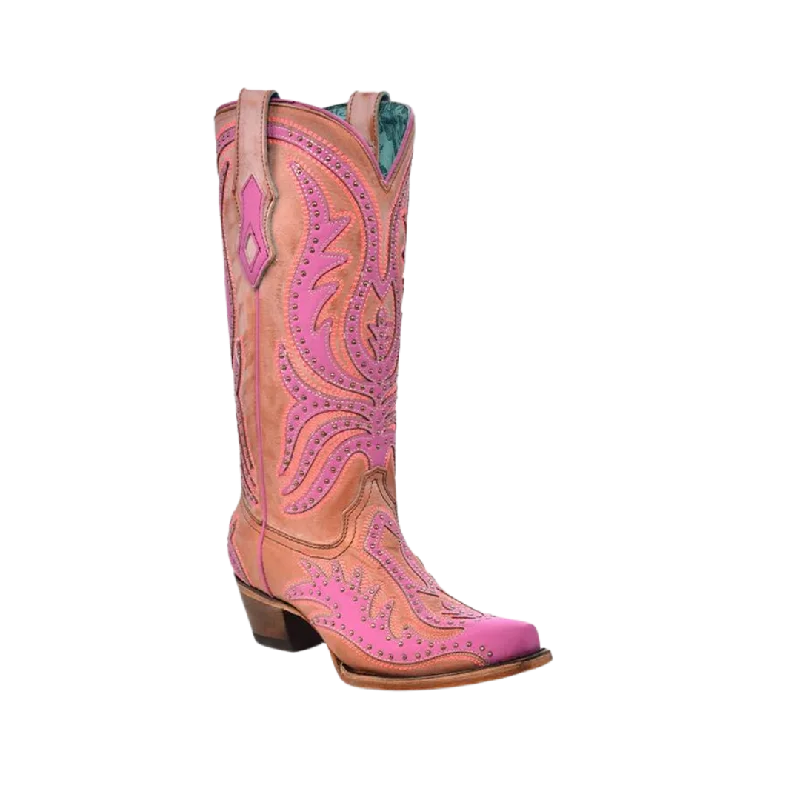 women's cowboy boots with insole supportCorral Womens Pink Neon Overlay Fluorescent Embroidery Studs Boot women's cowboy boots with insole supportCorral Womens Pink Neon Overlay Fluorescent Embroidery Studs Boot