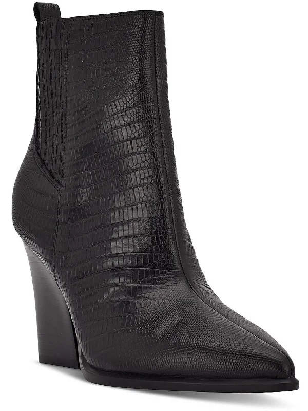 women's booties with pointed toeMLMariel2 Womens Leather Dressy Ankle Boots