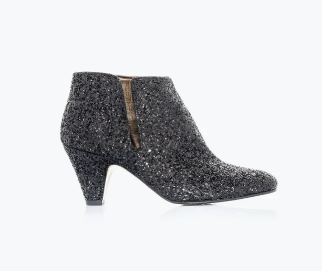women's heeled boots for workPatricia Blanchet Fifty Five Black Glitter Ankle Boots women's heeled boots for workPatricia Blanchet Fifty Five Black Glitter Ankle Boots