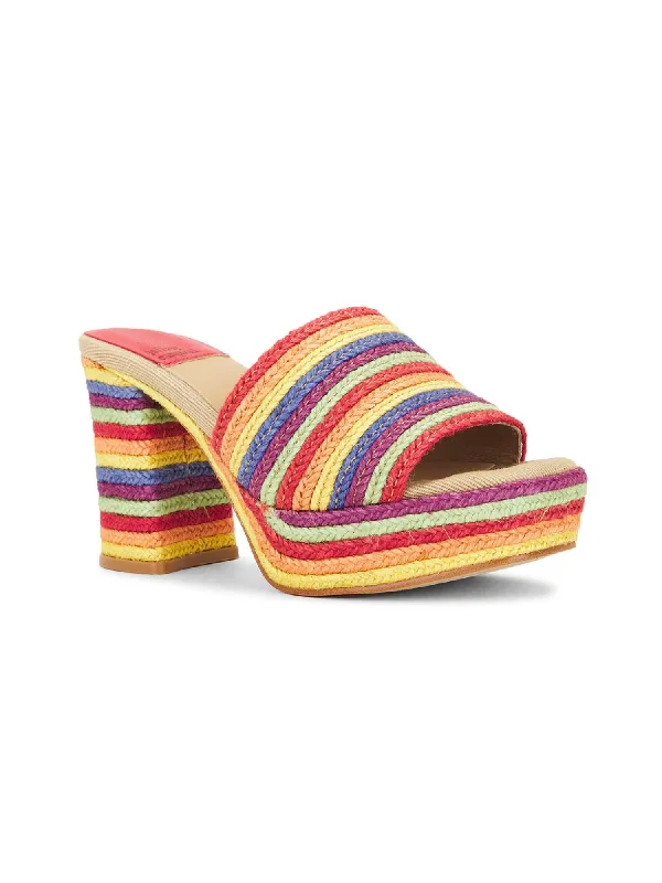 Women's Platform Espadrille Mules in Natural Jute for a Casual Summer Beach VibeCabana Hot Platform Mule In Colorful Jute Women's Platform Espadrille Mules in Natural Jute for a Casual Summer Beach VibeCabana Hot Platform Mule In Colorful Jute