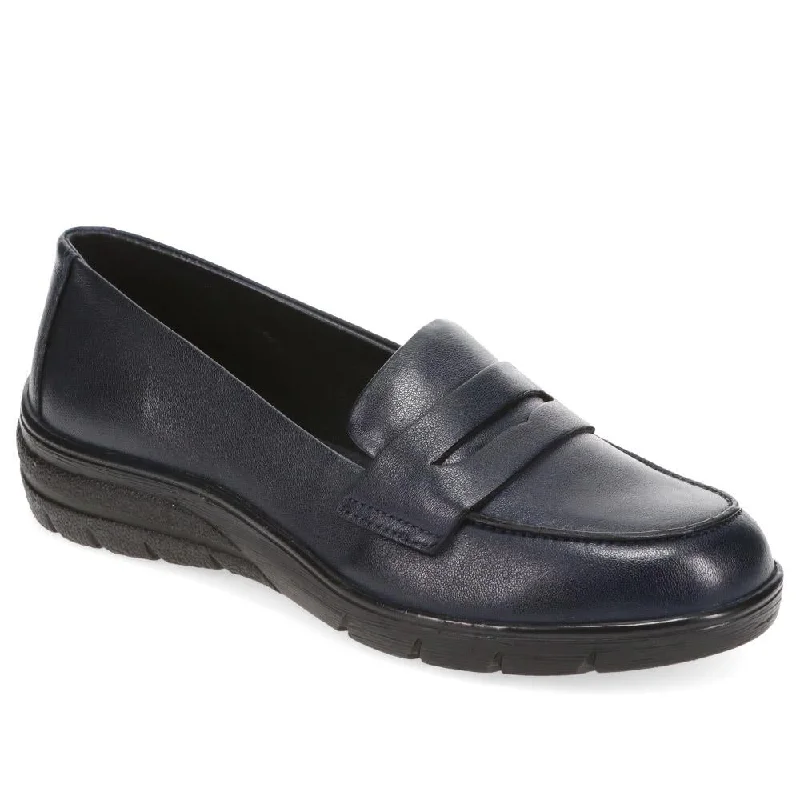 Women's casual shoes for a movie night outCasual Leather Penny Loafers - DDIN40007 / 326 346 Women's casual shoes for a movie night outCasual Leather Penny Loafers - DDIN40007 / 326 346
