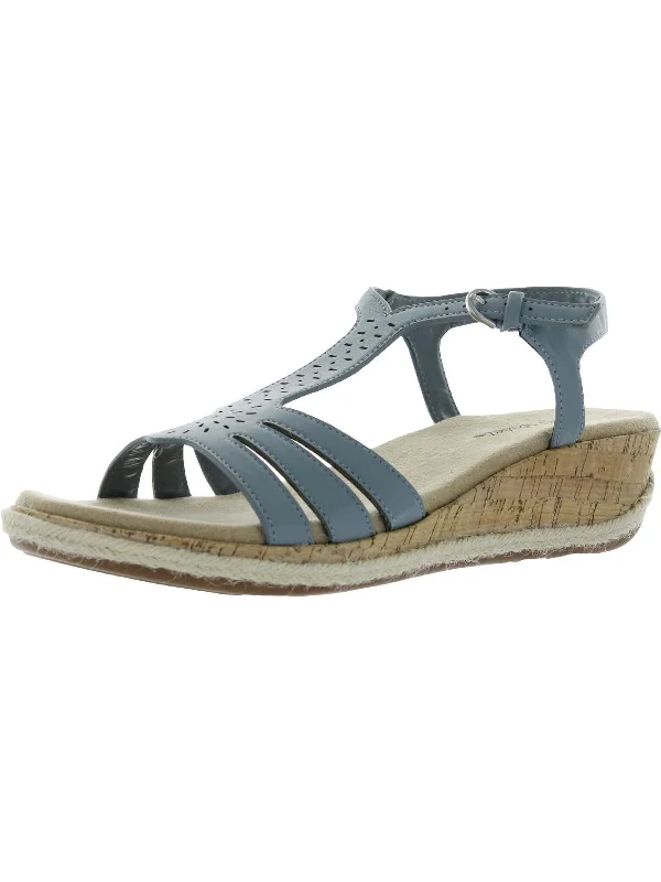 Women's espadrilles with a lace - up closure for a secure fitDorinda Womens Faux Leather T-Bar Espadrilles Women's espadrilles with a lace - up closure for a secure fitDorinda Womens Faux Leather T-Bar Espadrilles