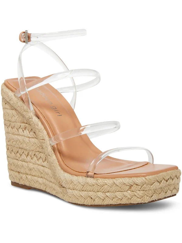 Navy - colored women's espadrilles for a nautical touchHillarie Womens Wedge Strappy Espadrilles Navy - colored women's espadrilles for a nautical touchHillarie Womens Wedge Strappy Espadrilles