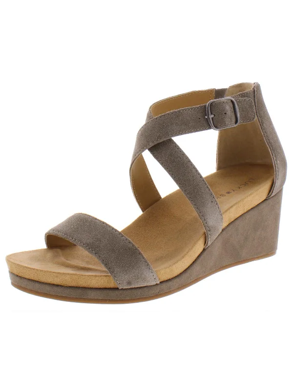 Women's espadrilles with a water - resistant coatingKenadee Womens Suede Strappy Wedge Sandals Women's espadrilles with a water - resistant coatingKenadee Womens Suede Strappy Wedge Sandals