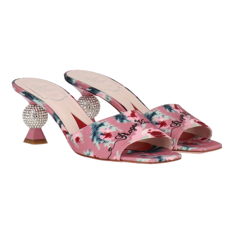 Women's Tassel - Trimmed Mules in Beige for a Laid - Back and Bohemian LookRoger Vivier Womens Light Pink Mule Women's Tassel - Trimmed Mules in Beige for a Laid - Back and Bohemian LookRoger Vivier Womens Light Pink Mule
