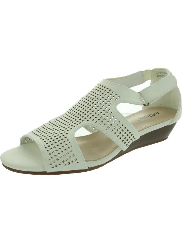 Navy - colored women's espadrilles for a nautical touchTati Womens Leather Perforated Wedges Navy - colored women's espadrilles for a nautical touchTati Womens Leather Perforated Wedges