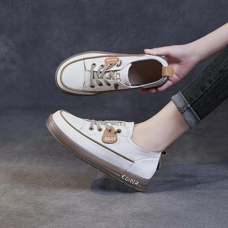 Women's casual slip - on shoes for easy wearWomen Fashion Leather Flat Slip-on Casual Shoes Women's casual slip - on shoes for easy wearWomen Fashion Leather Flat Slip-on Casual Shoes