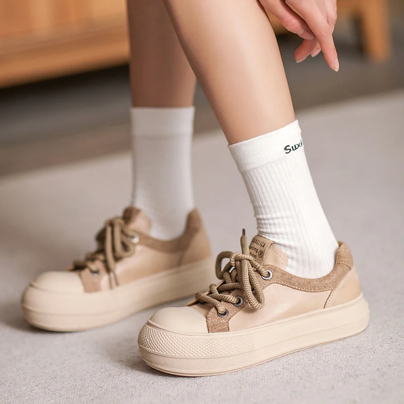 Women's casual canvas shoes for a laid - back lookWomen Minimalist Fashion Leather Flat Casual Shoes Women's casual canvas shoes for a laid - back lookWomen Minimalist Fashion Leather Flat Casual Shoes