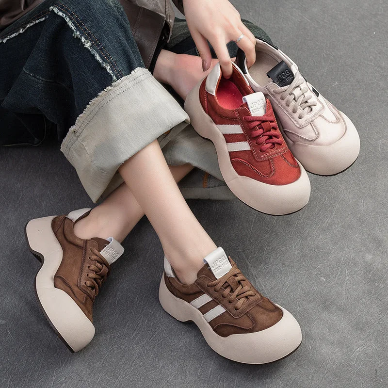 Women's casual shoes with breathable linings for a cool feelWomen Minimalist Fashion Leather Sport Casual Shoes Women's casual shoes with breathable linings for a cool feelWomen Minimalist Fashion Leather Sport Casual Shoes