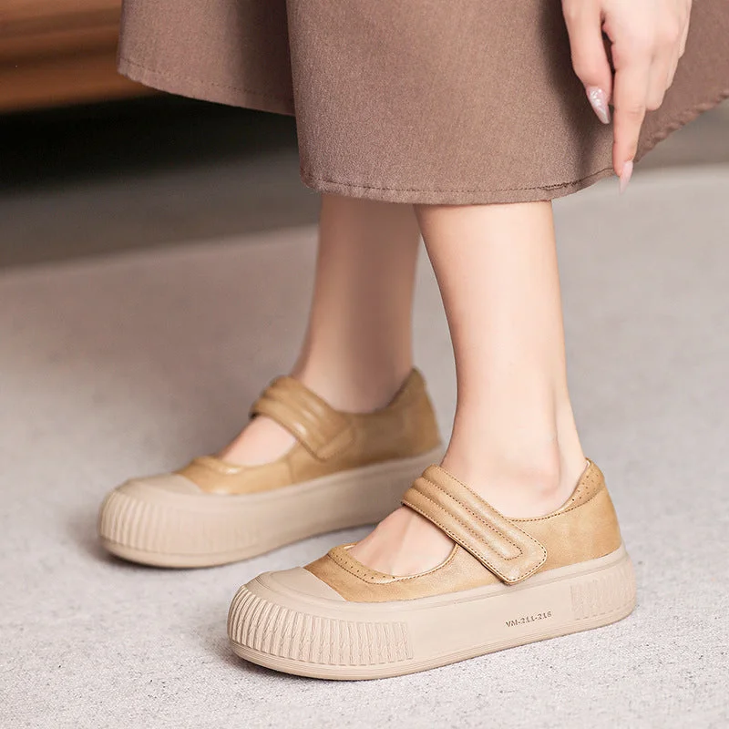 Women's casual trainers with a sporty edgeWomen Minimalist Leather Casual Mary Jane Shoes Women's casual trainers with a sporty edgeWomen Minimalist Leather Casual Mary Jane Shoes
