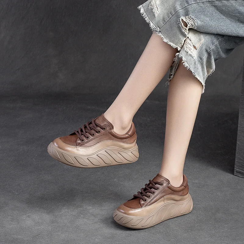 Women's casual ankle boots for a versatile optionWomen Minimalist Leather Comfort Thick Soled Casual Shoes Women's casual ankle boots for a versatile optionWomen Minimalist Leather Comfort Thick Soled Casual Shoes