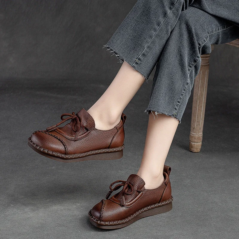 Women's casual ballet flats for a feminine lookWomen Minimalist Leather Retro Flat Casual Shoes Women's casual ballet flats for a feminine lookWomen Minimalist Leather Retro Flat Casual Shoes