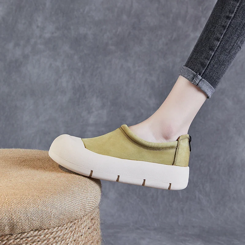 Women's casual shoes in red for a pop of colorWomen Minimalist Leather Thick Soled Casual Shoes Women's casual shoes in red for a pop of colorWomen Minimalist Leather Thick Soled Casual Shoes