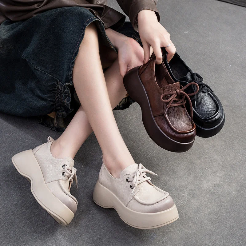Women's casual shoes with studs for an edgy lookWomen Minimalist Soft Leather Thick Soled Casual Shoes Women's casual shoes with studs for an edgy lookWomen Minimalist Soft Leather Thick Soled Casual Shoes