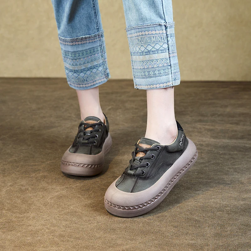 Women's casual shoes for picnics in the parkWomen Retro Fashion Leather Casual Shoes Women's casual shoes for picnics in the parkWomen Retro Fashion Leather Casual Shoes