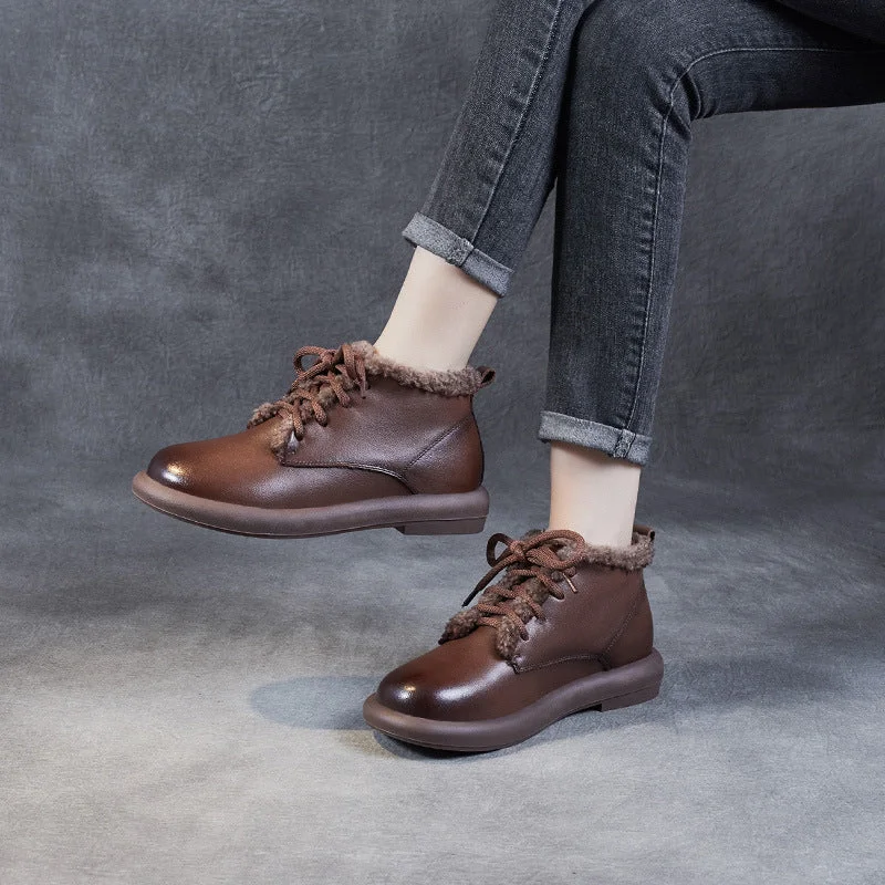Women's casual shoes with geometric prints for a modern feelWomen Retro Minimalist Furred Winter Casual Shoes Women's casual shoes with geometric prints for a modern feelWomen Retro Minimalist Furred Winter Casual Shoes