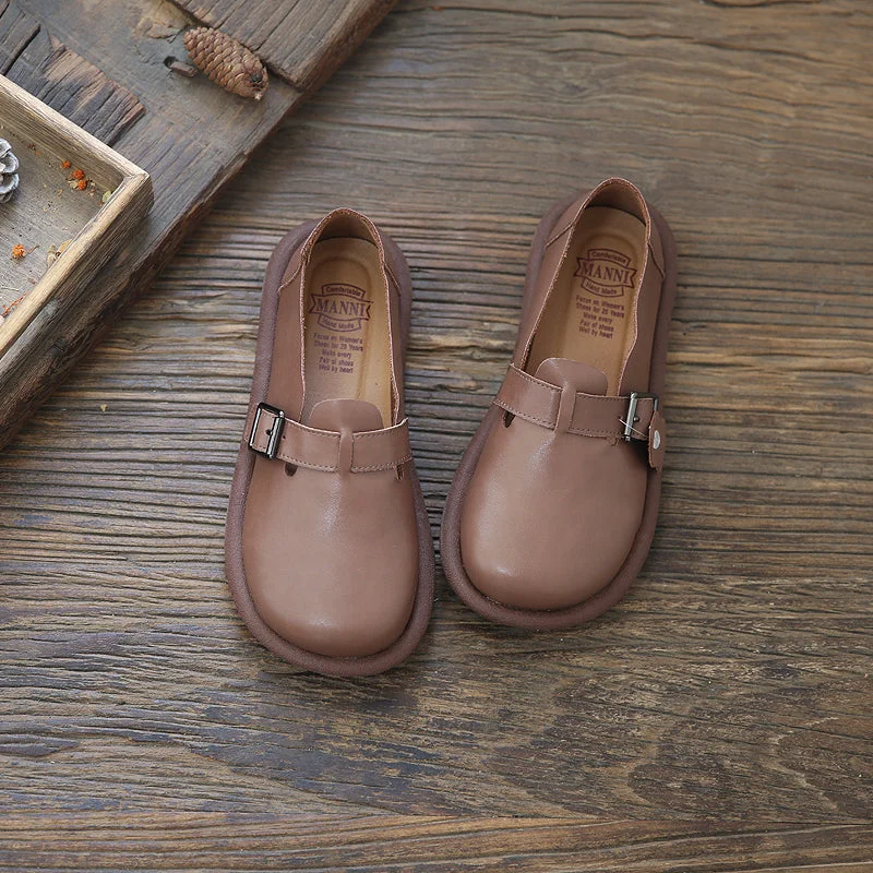 Women's casual oxford shoes for a preppy styleWomen Retro Minimalist Soft Leather Flat Casual Shoes Women's casual oxford shoes for a preppy styleWomen Retro Minimalist Soft Leather Flat Casual Shoes