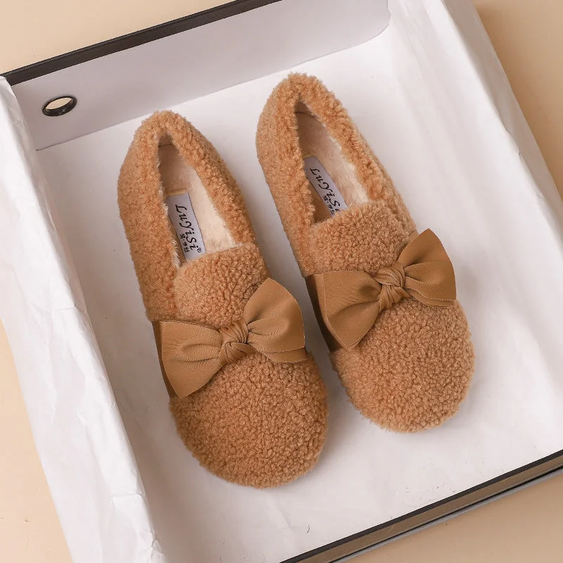 Women's casual shoes in blue for a cool and refreshing lookWomen Stylish Warm Fur Flat Casual Shoes Women's casual shoes in blue for a cool and refreshing lookWomen Stylish Warm Fur Flat Casual Shoes