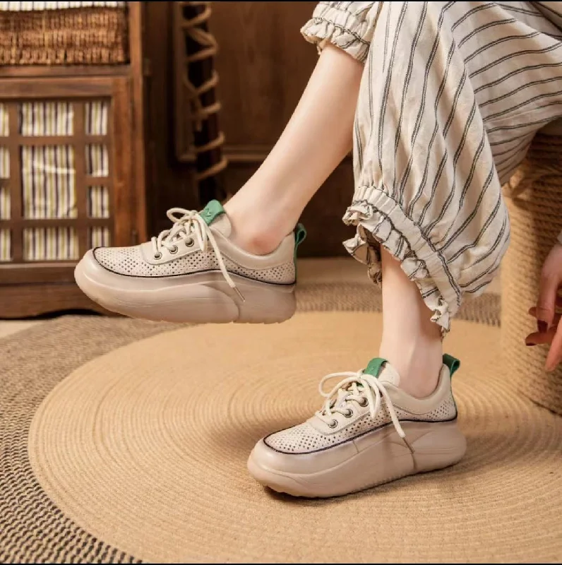 Women's casual shoes in blue for a cool and refreshing lookWomen Summer Breathable Mesh Leather Casual Shoes Women's casual shoes in blue for a cool and refreshing lookWomen Summer Breathable Mesh Leather Casual Shoes