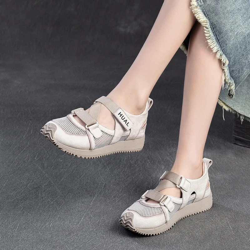Women's casual ankle boots for a versatile optionWomen Summer Mesh Velcro Tape Casual Shoes Women's casual ankle boots for a versatile optionWomen Summer Mesh Velcro Tape Casual Shoes