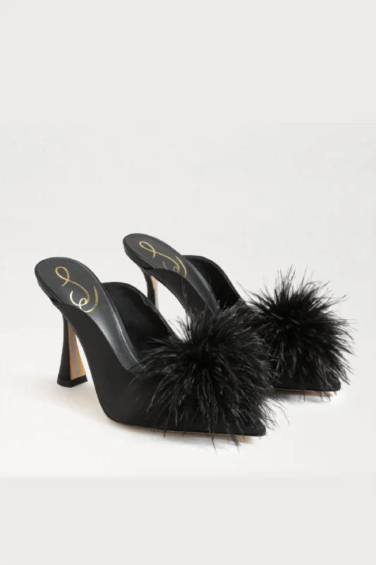 Women's Pointed Toe Satin Mules in Champagne for a Glamorous Evening EventWomen's Anthony Mule Pump In Black Satin Women's Pointed Toe Satin Mules in Champagne for a Glamorous Evening EventWomen's Anthony Mule Pump In Black Satin